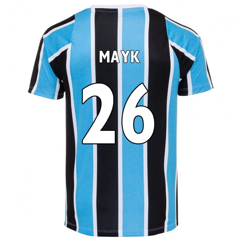 Danxen Mænd Mayk #26 Hvid Blå Hjemmebane Spillertrøjer 2025/26 Trøje T-Shirt