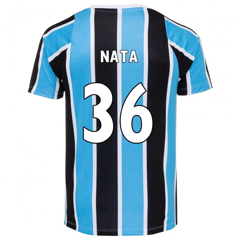 Danxen Mænd Natã #36 Hvid Blå Hjemmebane Spillertrøjer 2025/26 Trøje T-Shirt