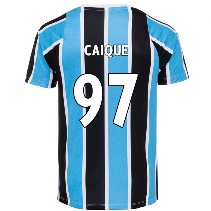 Danxen Mænd Caíque #97 Hvid Blå Hjemmebane Spillertrøjer 2025/26 Trøje T-Shirt