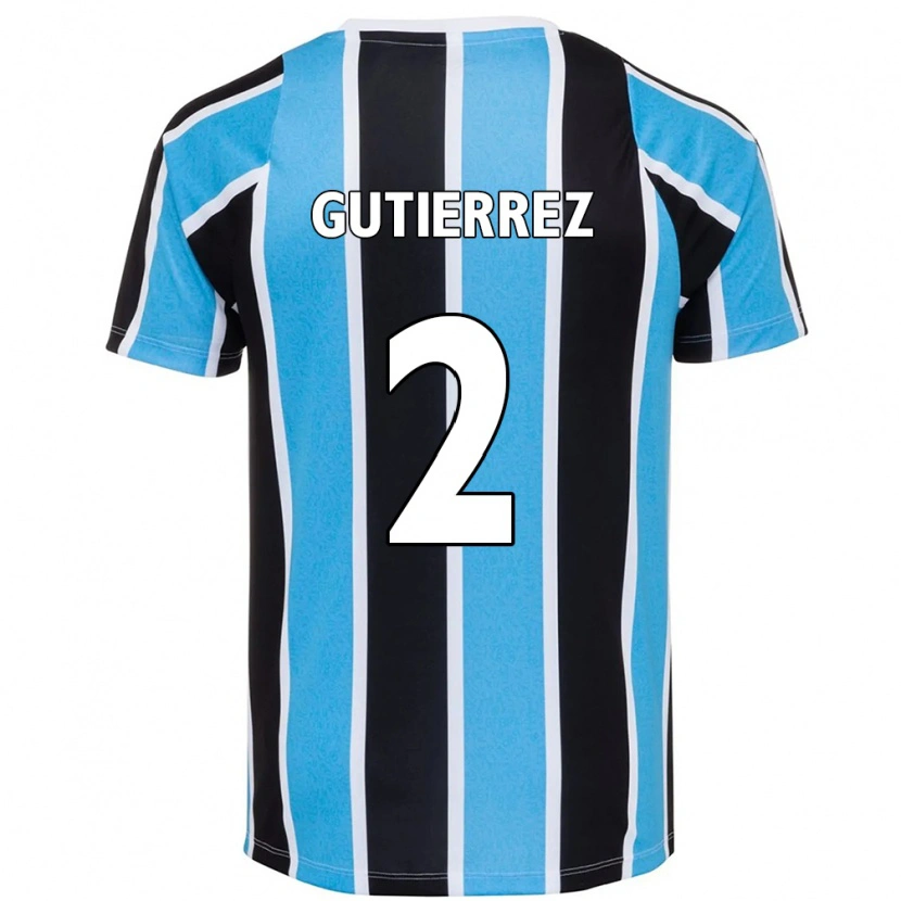 Danxen Mænd Nairelis Gutiérrez #2 Hvid Blå Hjemmebane Spillertrøjer 2025/26 Trøje T-Shirt
