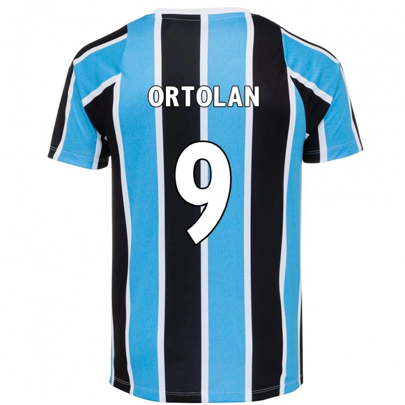 Danxen Mænd Dani Ortolan #9 Hvid Blå Hjemmebane Spillertrøjer 2025/26 Trøje T-Shirt