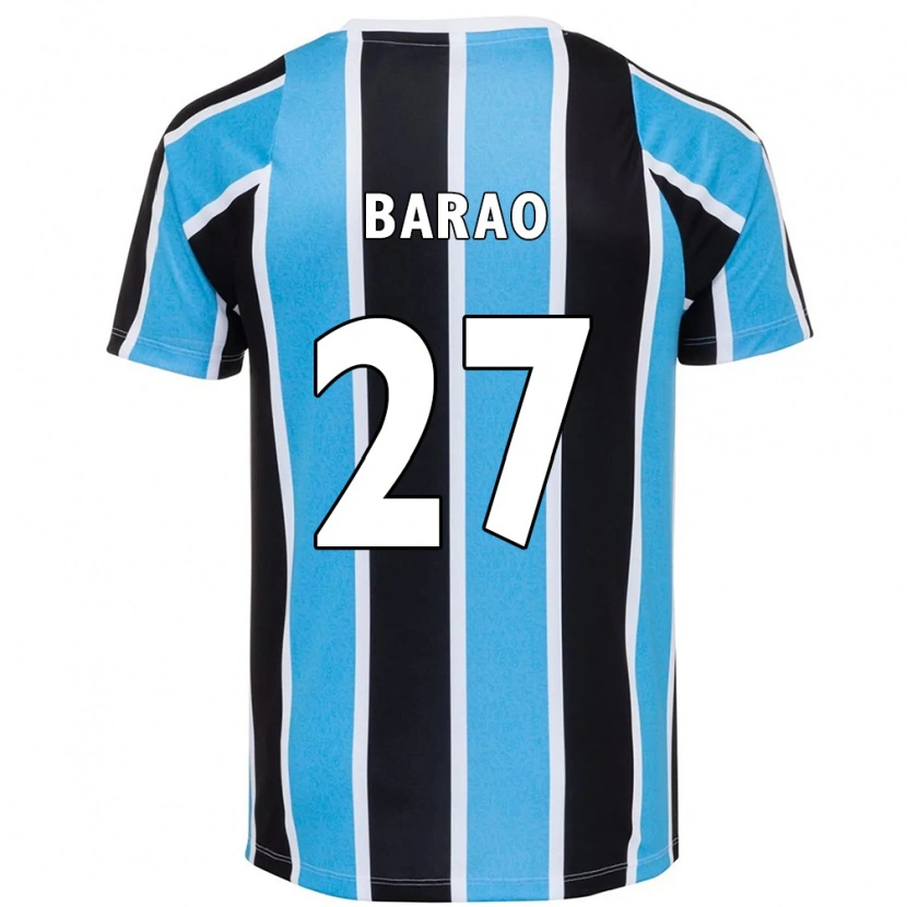 Danxen Mænd Dani Barão #27 Hvid Blå Hjemmebane Spillertrøjer 2025/26 Trøje T-Shirt