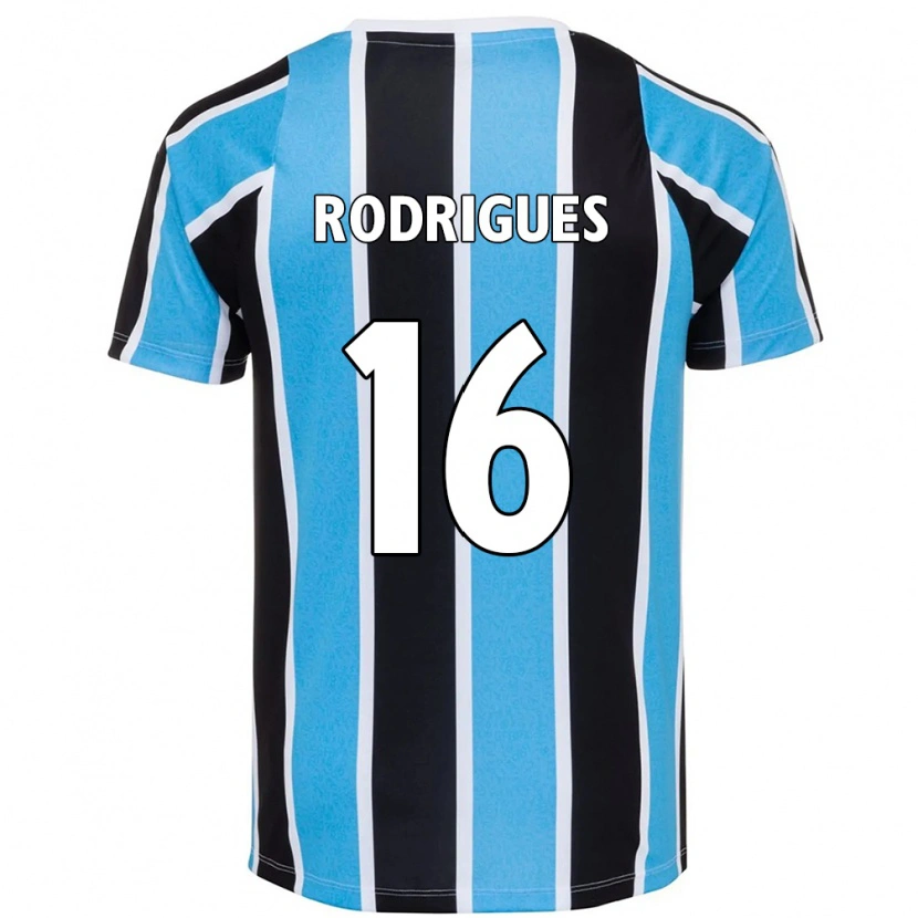 Danxen Mænd Fernanda Garay Rodrigues #16 Hvid Blå Hjemmebane Spillertrøjer 2025/26 Trøje T-Shirt