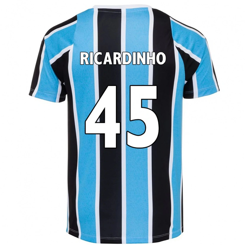 Danxen Mænd Ricardinho #45 Hvid Blå Hjemmebane Spillertrøjer 2025/26 Trøje T-Shirt