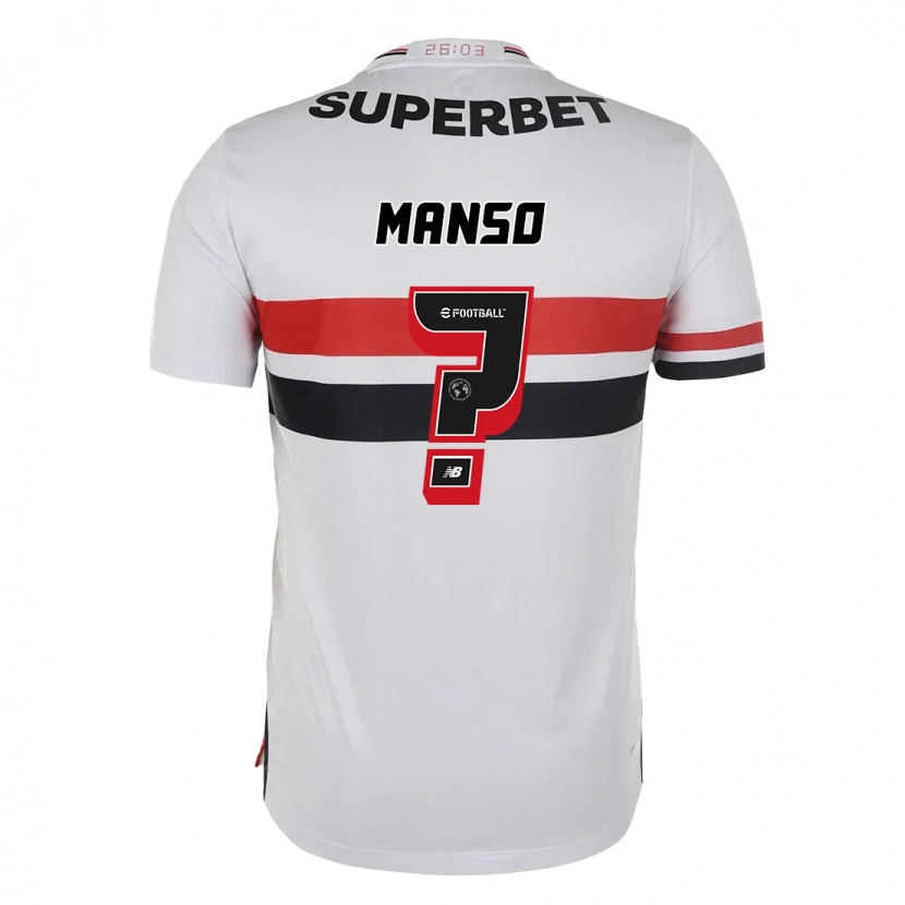 Danxen Mænd Mateus Manso #0 Sort Rød Hjemmebane Spillertrøjer 2025/26 Trøje T-Shirt