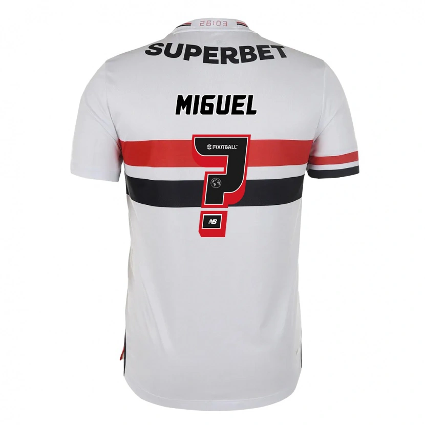 Danxen Mænd Miguel #0 Sort Rød Hjemmebane Spillertrøjer 2025/26 Trøje T-Shirt