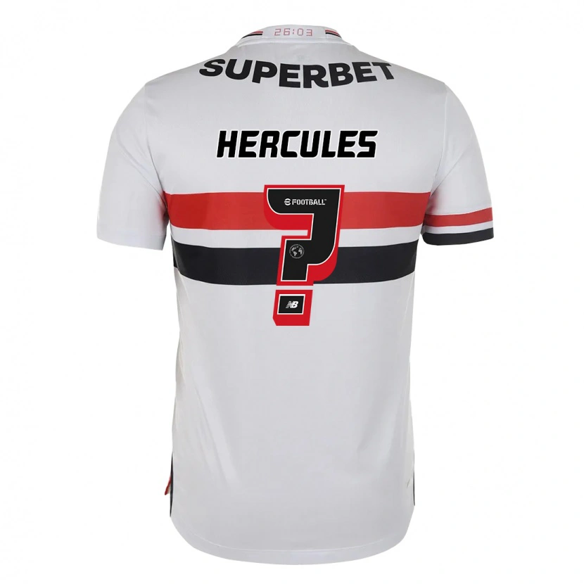 Danxen Mænd Hercules #0 Sort Rød Hjemmebane Spillertrøjer 2025/26 Trøje T-Shirt