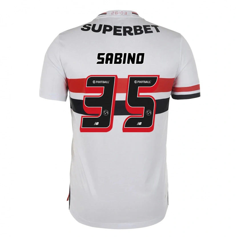 Danxen Mænd Sabino #35 Sort Rød Hjemmebane Spillertrøjer 2025/26 Trøje T-Shirt