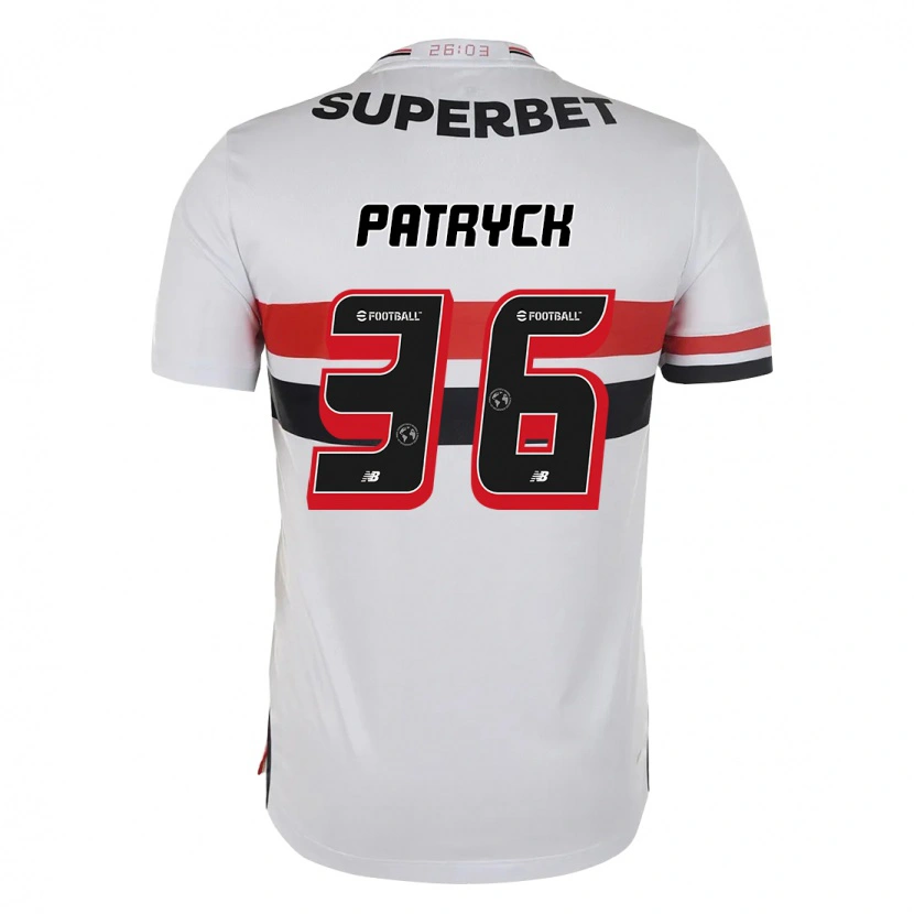 Danxen Mænd Patryck #36 Sort Rød Hjemmebane Spillertrøjer 2025/26 Trøje T-Shirt