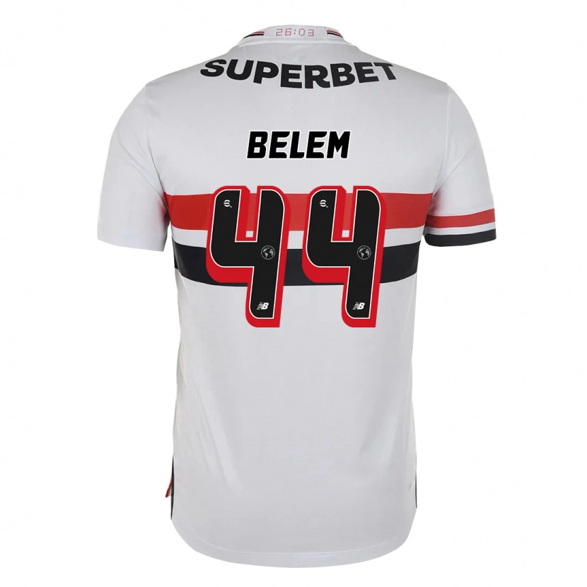 Danxen Mænd Matheus Belém #44 Sort Rød Hjemmebane Spillertrøjer 2025/26 Trøje T-Shirt