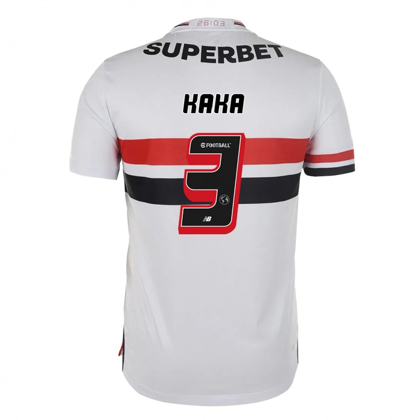 Danxen Mænd Kaká #3 Sort Rød Hjemmebane Spillertrøjer 2025/26 Trøje T-Shirt