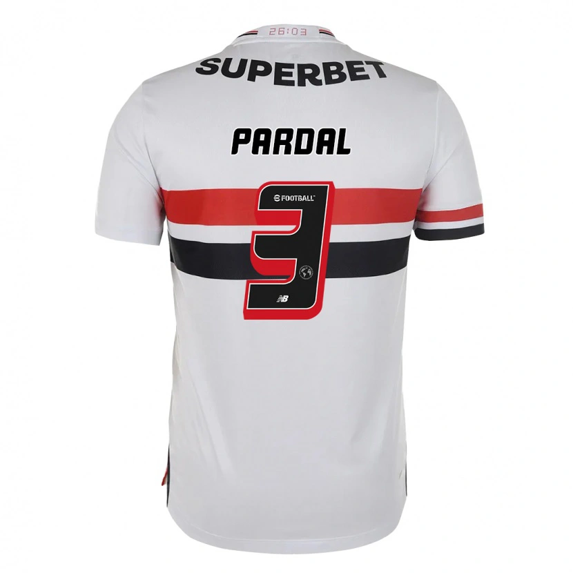 Danxen Mænd Pardal #3 Sort Rød Hjemmebane Spillertrøjer 2025/26 Trøje T-Shirt