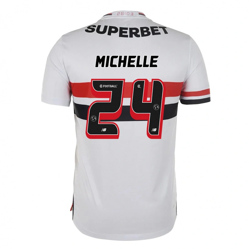 Danxen Mænd Michelle #24 Sort Rød Hjemmebane Spillertrøjer 2025/26 Trøje T-Shirt