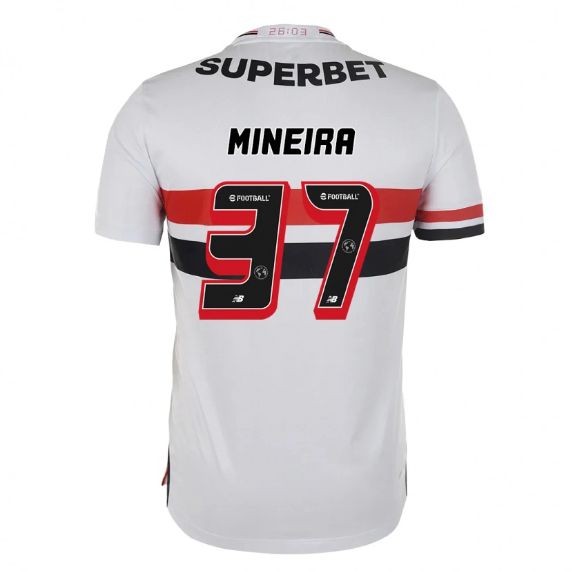 Danxen Mænd Rafa Mineira #37 Sort Rød Hjemmebane Spillertrøjer 2025/26 Trøje T-Shirt
