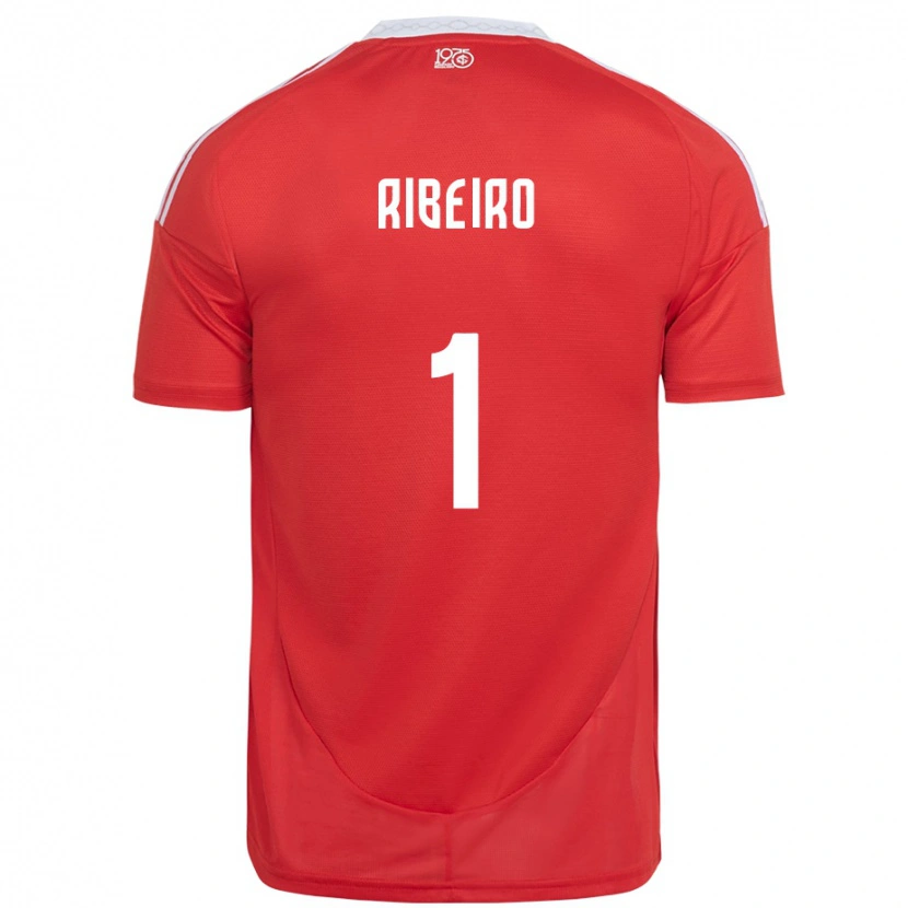 Danxen Mænd Mari Ribeiro #1 Hvid Rød Hjemmebane Spillertrøjer 2025/26 Trøje T-Shirt