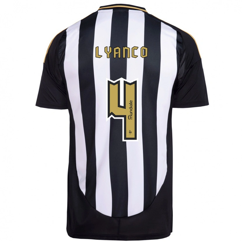 Danxen Mænd Lyanco #4 Off White Hjemmebane Spillertrøjer 2025/26 Trøje T-Shirt