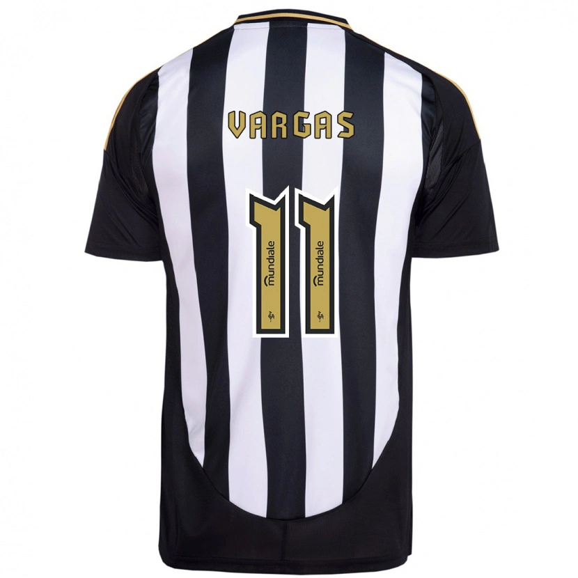 Danxen Mænd Eduardo Vargas #11 Off White Hjemmebane Spillertrøjer 2025/26 Trøje T-Shirt