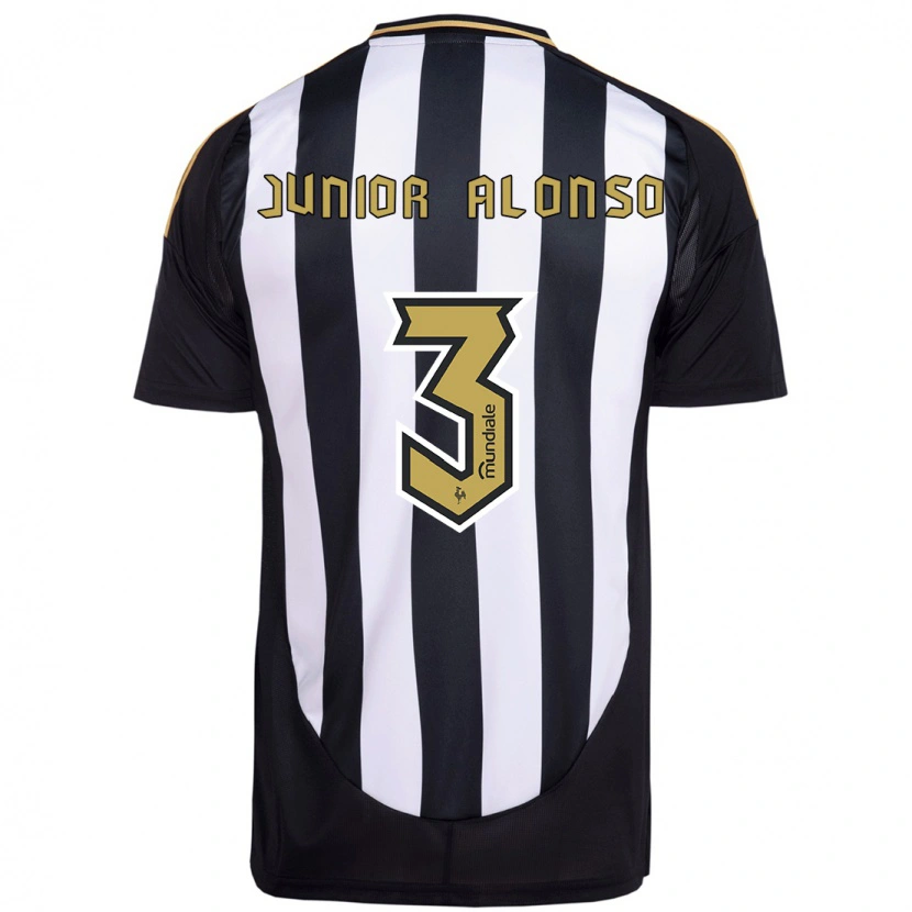 Danxen Mænd Junior Alonso #3 Off White Hjemmebane Spillertrøjer 2025/26 Trøje T-Shirt
