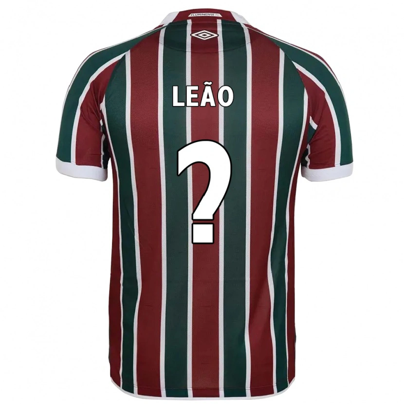 Danxen Mænd Caio Leão #0 Hvid Grøn Maroon Hjemmebane Spillertrøjer 2025/26 Trøje T-Shirt