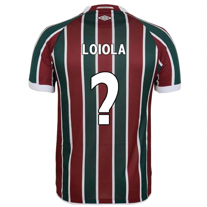 Danxen Mænd João Loiola #0 Hvid Grøn Maroon Hjemmebane Spillertrøjer 2025/26 Trøje T-Shirt