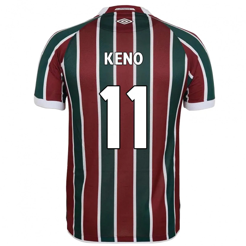 Danxen Mænd Keno #11 Hvid Grøn Maroon Hjemmebane Spillertrøjer 2025/26 Trøje T-Shirt