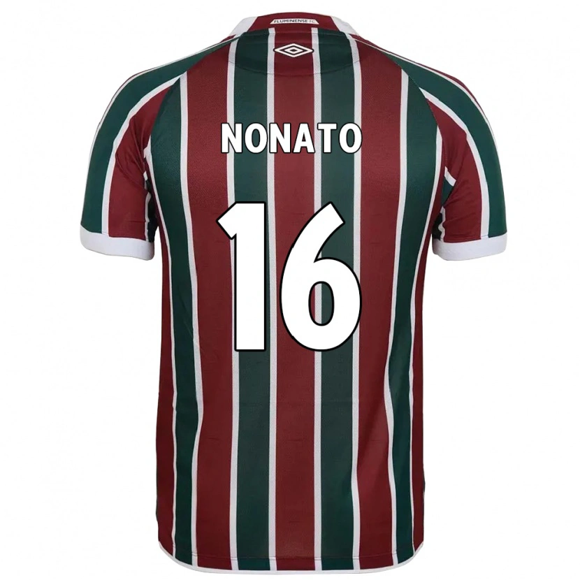 Danxen Mænd Nonato #16 Hvid Grøn Maroon Hjemmebane Spillertrøjer 2025/26 Trøje T-Shirt