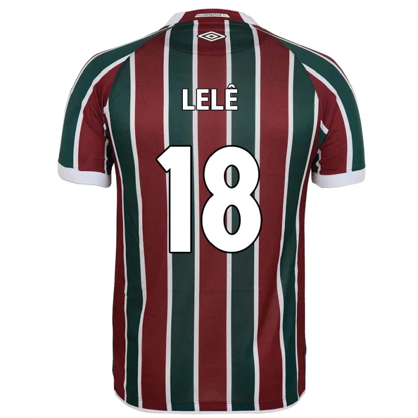 Danxen Mænd Lelê #18 Hvid Grøn Maroon Hjemmebane Spillertrøjer 2025/26 Trøje T-Shirt
