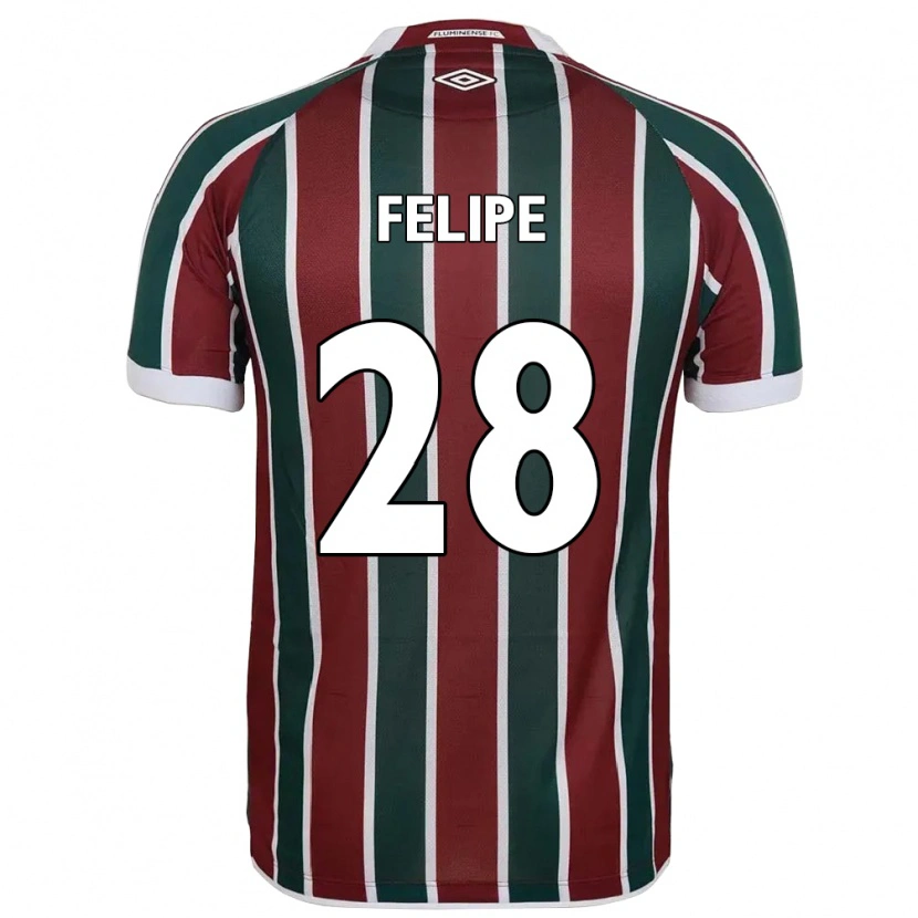 Danxen Mænd Riquelme #28 Hvid Grøn Maroon Hjemmebane Spillertrøjer 2025/26 Trøje T-Shirt