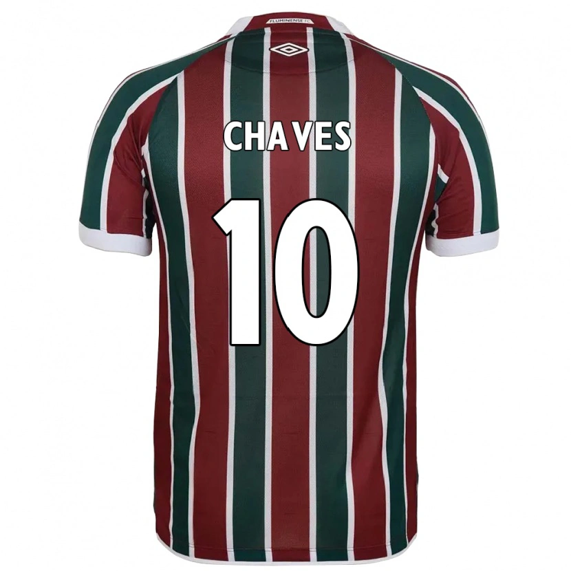Danxen Mænd Carol Chaves #10 Hvid Grøn Maroon Hjemmebane Spillertrøjer 2025/26 Trøje T-Shirt
