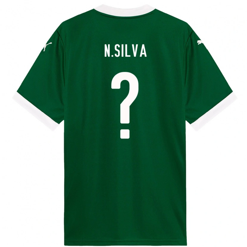 Danxen Mænd Ney Silva #0 Hvid Grøn Hjemmebane Spillertrøjer 2025/26 Trøje T-Shirt