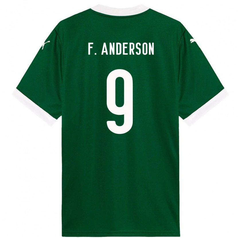 Danxen Mænd Felipe Anderson #9 Hvid Grøn Hjemmebane Spillertrøjer 2025/26 Trøje T-Shirt