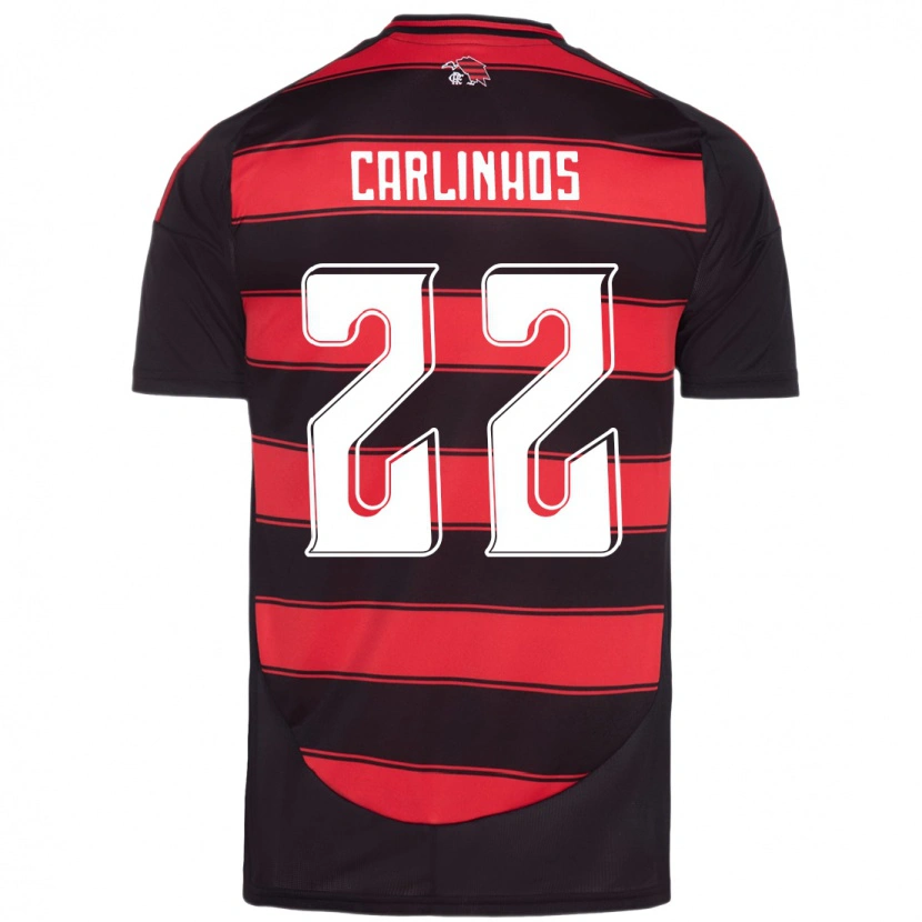 Danxen Mænd Carlinhos #22 Hvid Rød Hjemmebane Spillertrøjer 2025/26 Trøje T-Shirt