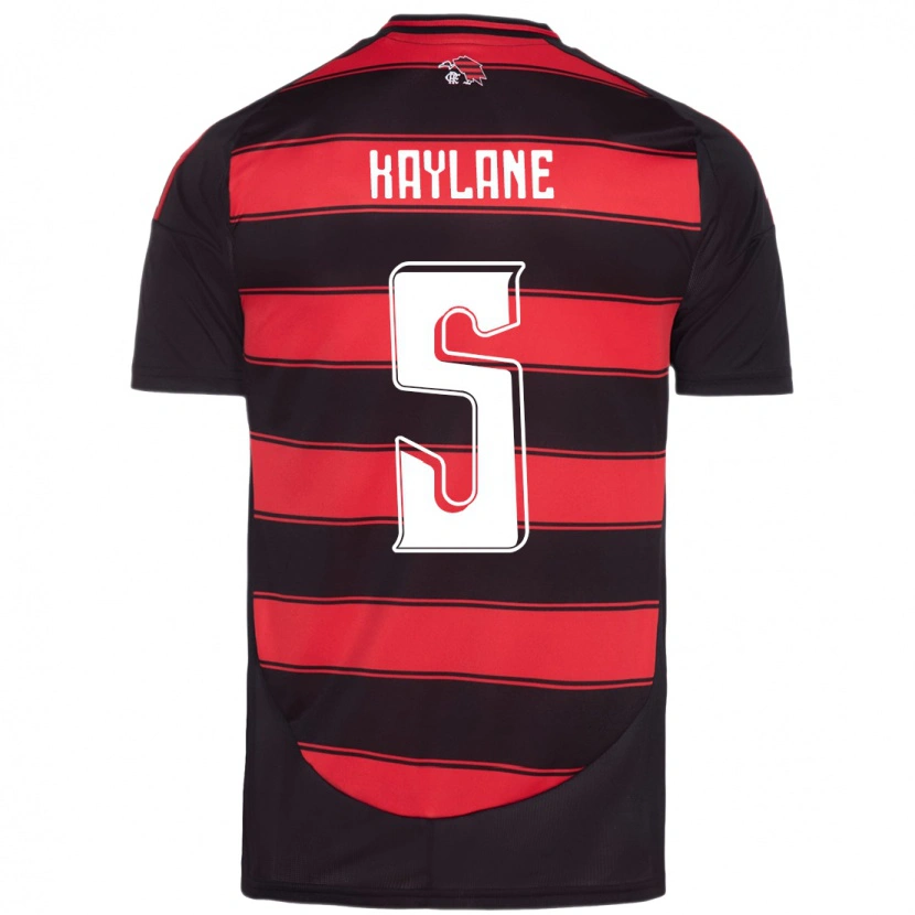 Danxen Mænd Kaylane #5 Hvid Rød Hjemmebane Spillertrøjer 2025/26 Trøje T-Shirt