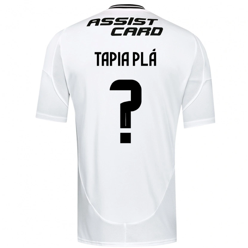 Danxen Mænd Santiago Tapia Plá #0 Sort Hvid Hjemmebane Spillertrøjer 2025/26 Trøje T-Shirt