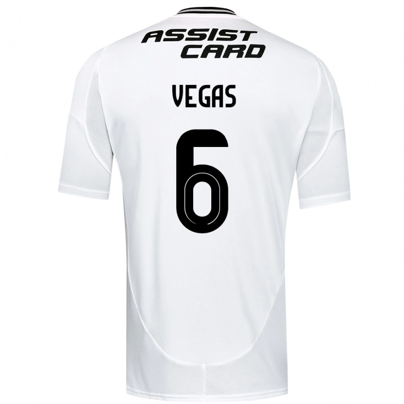 Danxen Mænd Sebastián Vegas #6 Sort Hvid Hjemmebane Spillertrøjer 2025/26 Trøje T-Shirt