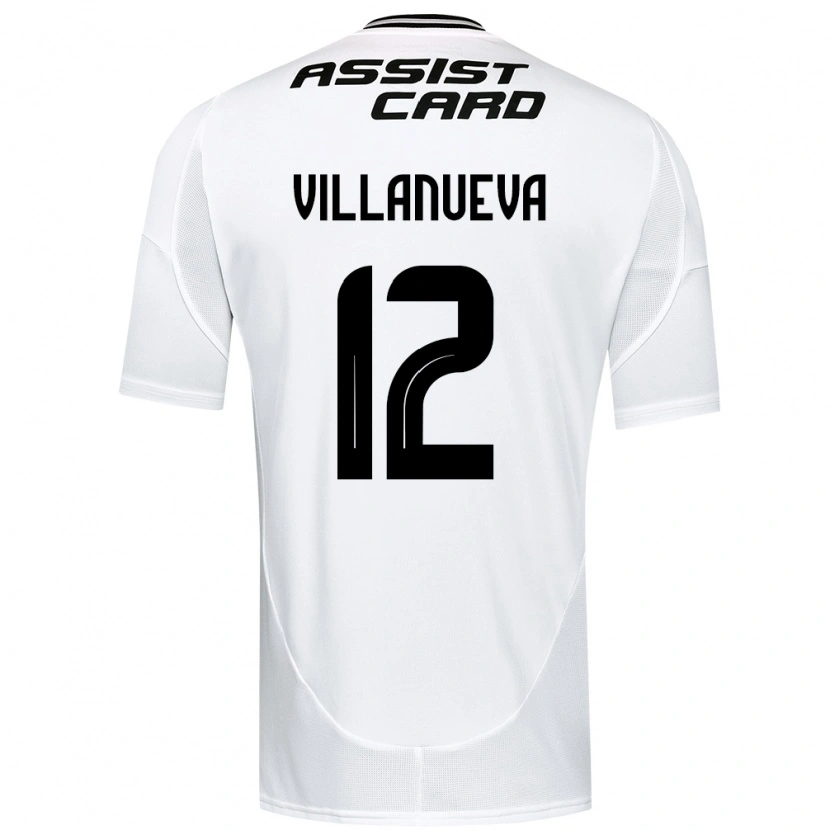 Danxen Mænd Eduardo Villanueva #12 Sort Hvid Hjemmebane Spillertrøjer 2025/26 Trøje T-Shirt