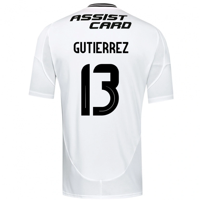 Danxen Mænd Bruno Gutiérrez #13 Sort Hvid Hjemmebane Spillertrøjer 2025/26 Trøje T-Shirt