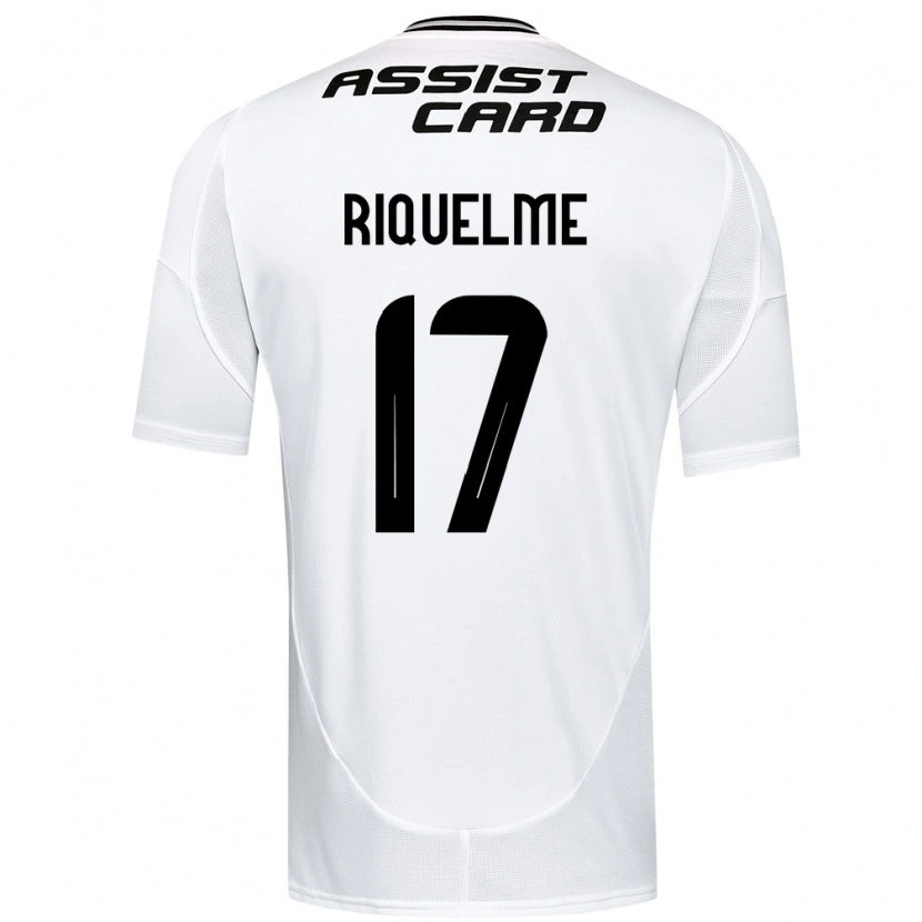 Danxen Mænd Cristián Riquelme #17 Sort Hvid Hjemmebane Spillertrøjer 2025/26 Trøje T-Shirt