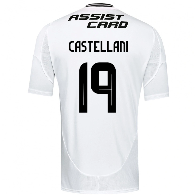 Danxen Mænd Gonzalo Castellani #19 Sort Hvid Hjemmebane Spillertrøjer 2025/26 Trøje T-Shirt