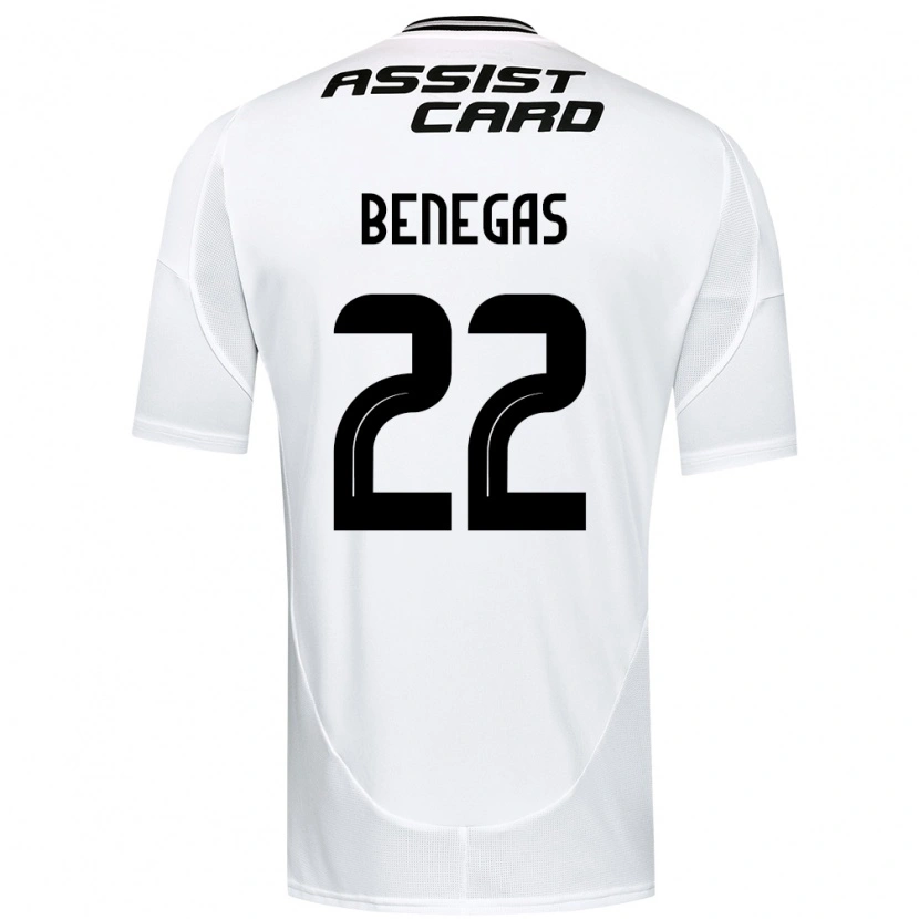 Danxen Mænd Leandro Benegas #22 Sort Hvid Hjemmebane Spillertrøjer 2025/26 Trøje T-Shirt