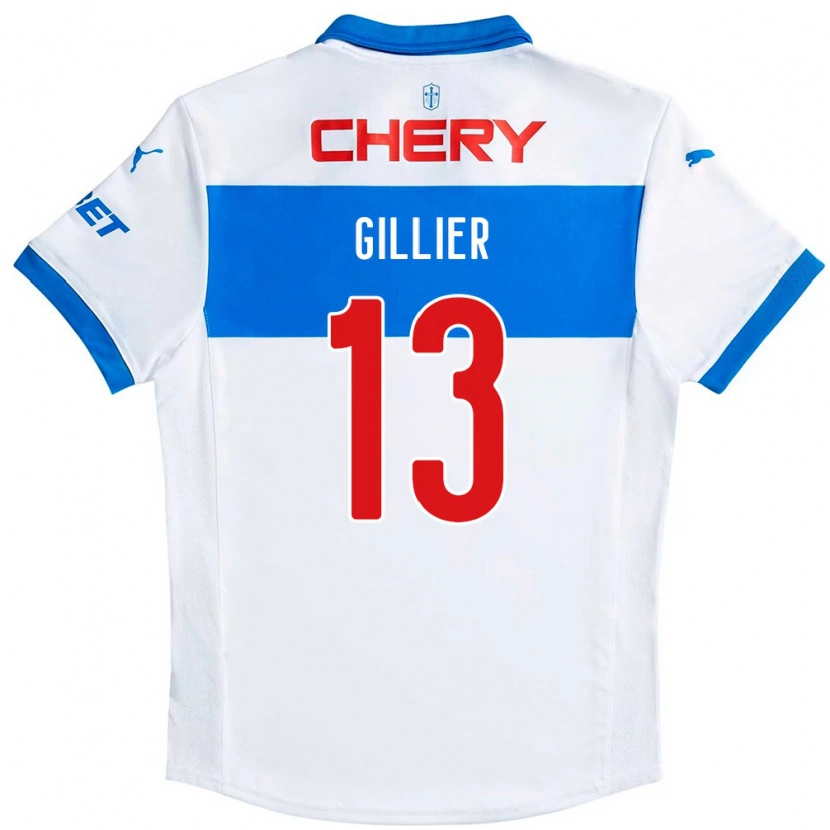 Danxen Mænd Thomas Gillier #13 Royal Blå Hvid Hjemmebane Spillertrøjer 2025/26 Trøje T-Shirt