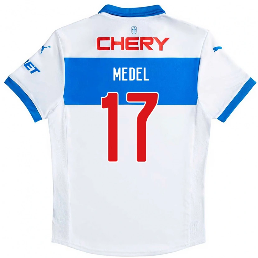 Danxen Mænd Gary Medel #17 Royal Blå Hvid Hjemmebane Spillertrøjer 2025/26 Trøje T-Shirt