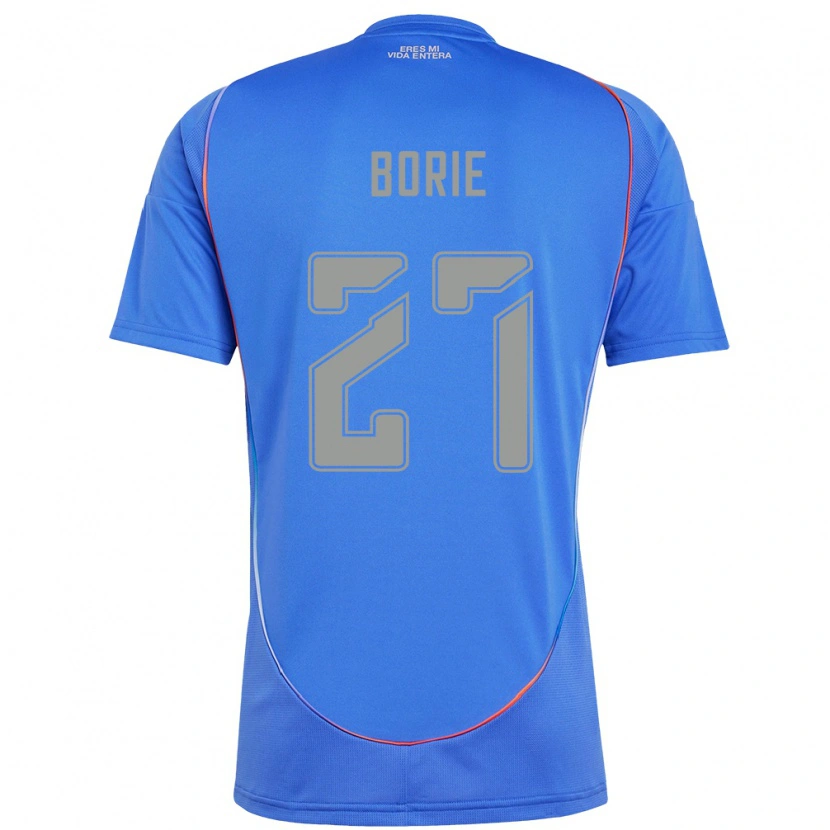 Danxen Mænd Emilie Borie #27 Orange Rød Hjemmebane Spillertrøjer 2025/26 Trøje T-Shirt