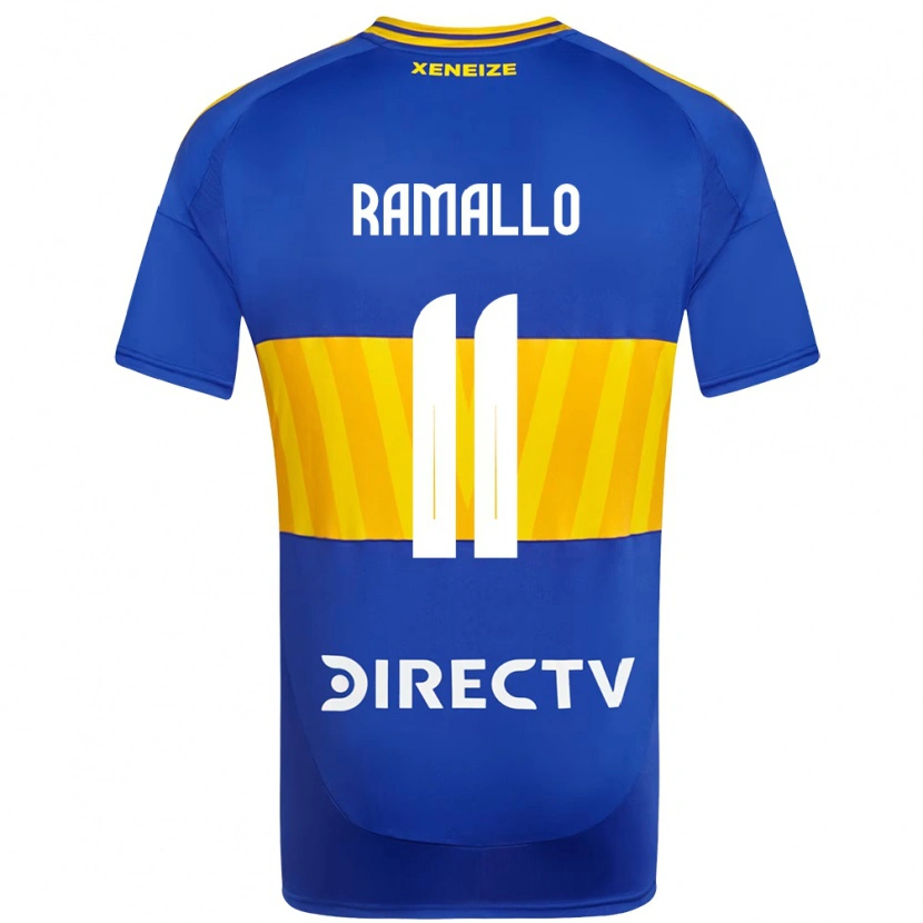 Danxen Mænd Yael Ramallo #11 Hvid Blå Hjemmebane Spillertrøjer 2025/26 Trøje T-Shirt