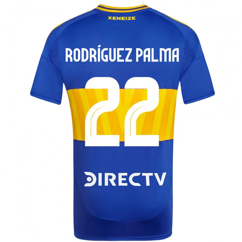 Danxen Mænd Joaquina Rodríguez Palma #22 Hvid Blå Hjemmebane Spillertrøjer 2025/26 Trøje T-Shirt
