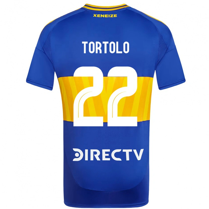 Danxen Mænd Dulce Tortolo #22 Hvid Blå Hjemmebane Spillertrøjer 2025/26 Trøje T-Shirt