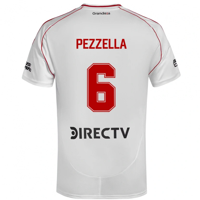 Danxen Mænd Germán Pezzella #6 Burgundy Magenta Hjemmebane Spillertrøjer 2025/26 Trøje T-Shirt