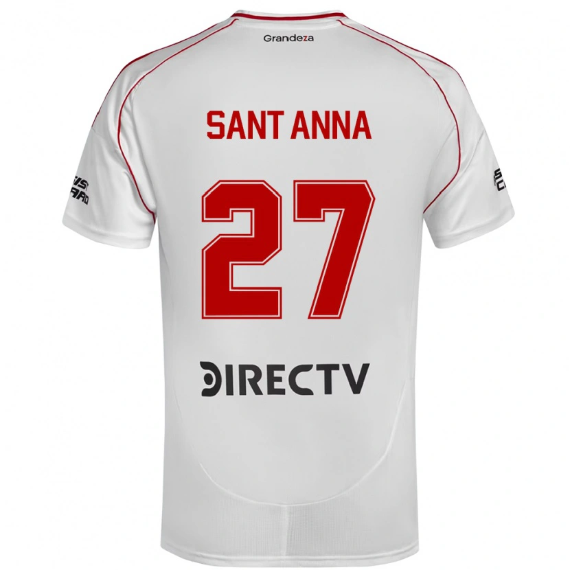 Danxen Mænd Agustín Sant Anna #27 Burgundy Magenta Hjemmebane Spillertrøjer 2025/26 Trøje T-Shirt