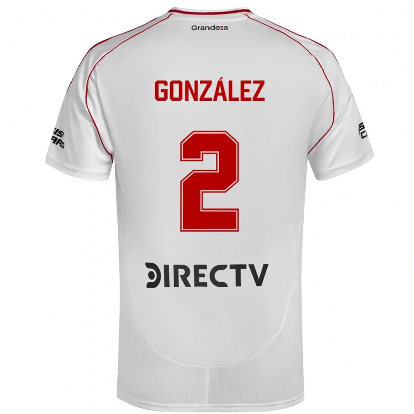 Danxen Mænd Giuliana González #2 Burgundy Magenta Hjemmebane Spillertrøjer 2025/26 Trøje T-Shirt