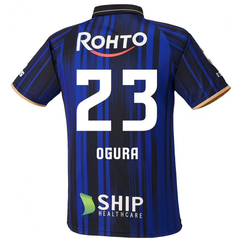 Danxen Mænd Shimpei Ogura #23 Hvid Blå Sort Hjemmebane Spillertrøjer 2025/26 Trøje T-Shirt